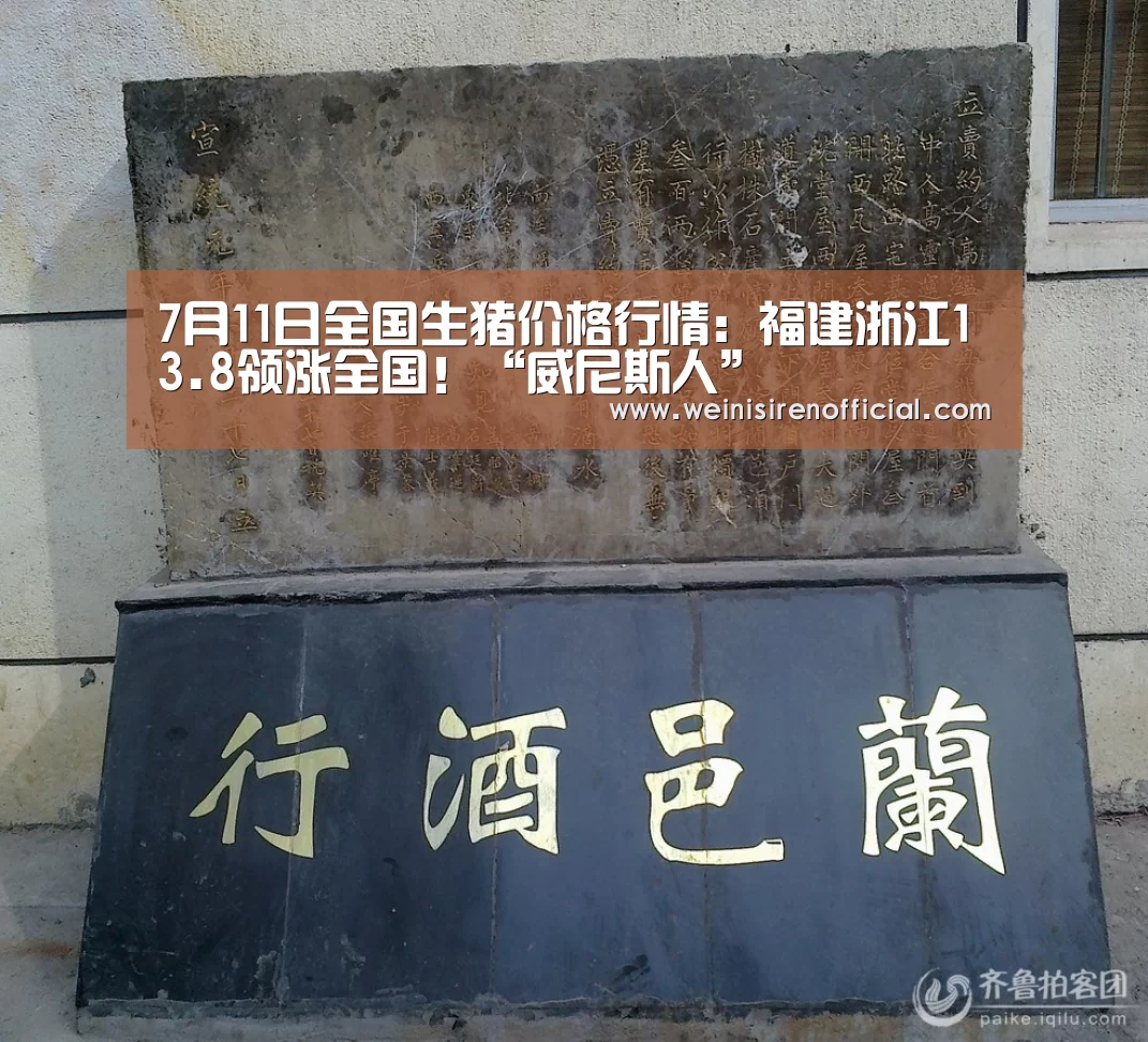 7月11日全国生猪价格行情:福建浙江13.8领涨全国!“威尼斯人”(图2) 澳门威尼斯人娱乐城